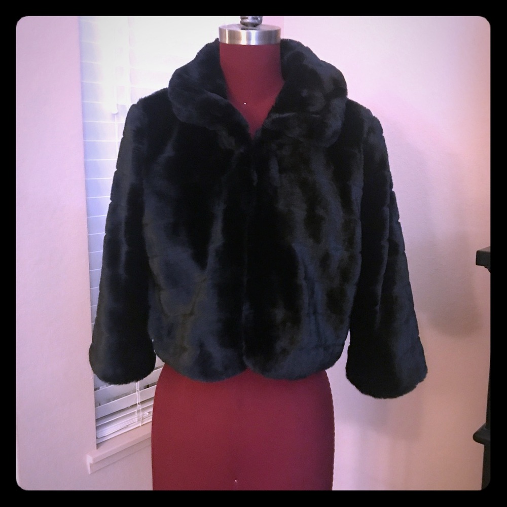 Formal Fur-like Short Coat